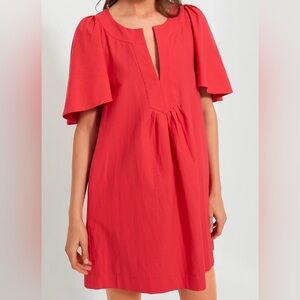Tuckernuck XS Pomander Place Flutter Sleeve Dress
